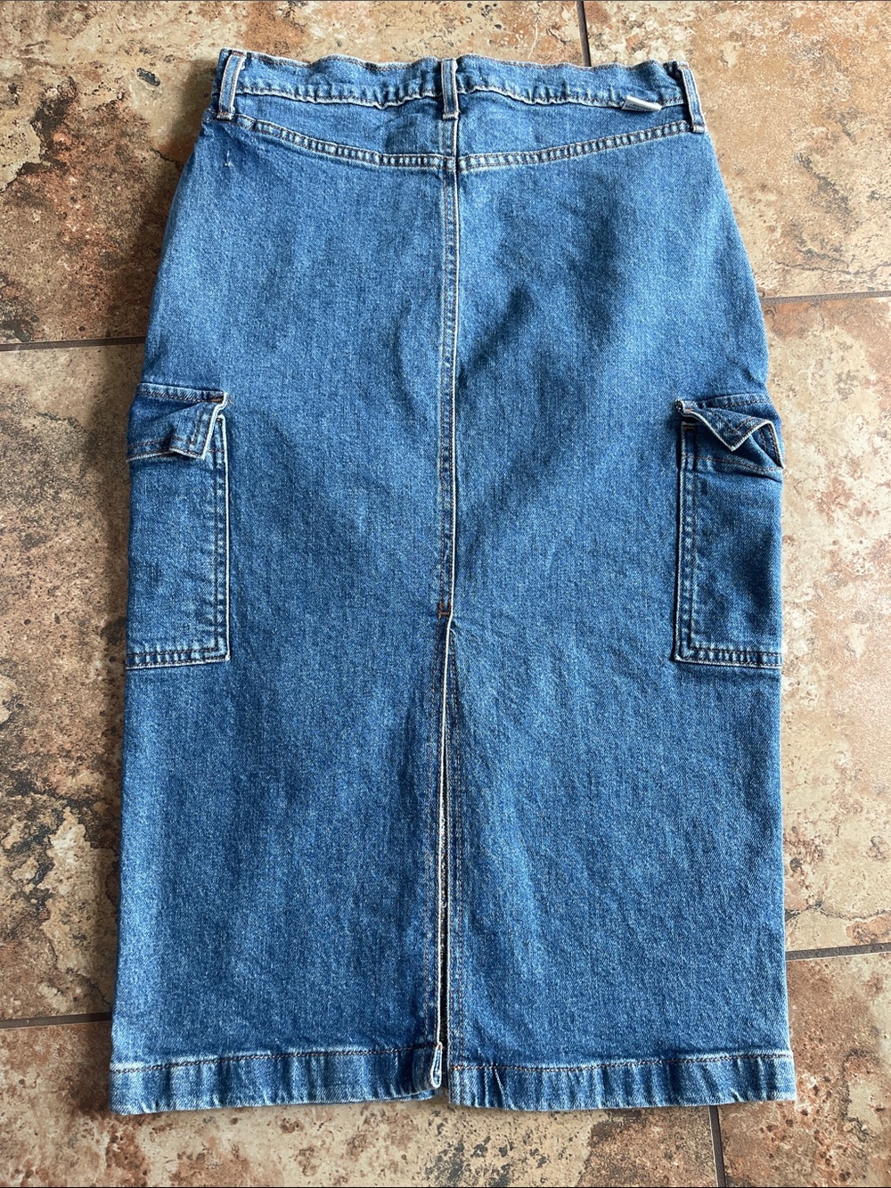 418. Levi Strauss Signature Gold Label Cargo Denim Skirt | W26 | 14/27.5 - Picture 3 of 7